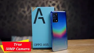 Oppo A55 Unboxing & First Look | True 50MP Camera | Best Phone Under 20000 | Oppo A55 Full Review