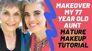 Makeover For my 77-Year-Old Aunt (Mature Makeup Tutorial) 🪞 Embrace Your Authentic Self