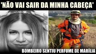 Bombeiro que pegou Marília no colo no resgate sentiu perfume da cantora: ‘Não vai sair da cabeça’