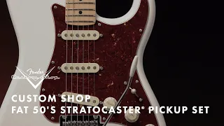 Fender Custom Shop Fat '50s Strat Pickup Set | Fender