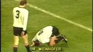 Austria v Germany 29th OCT 1986