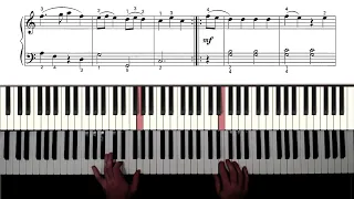 How to play Aria Italiana by W. A.Mozart