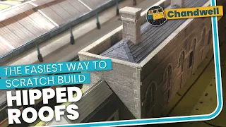 Hipped Roofs - the easiest way to make a scratch built hipped roof