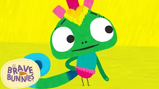 The Colourful Chameleon! | Brave Bunnies Official 🐰 | Cartoons for Kids