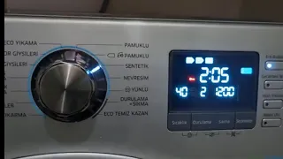 Samsung Çamaşır Makinesi Işıkları Yanmıyor Ana Kart Arızası / Çamaşır Makinesi Proğram Başlatma Test