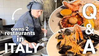 Q&A WITH MY CHEF MOM IN *ITALY*