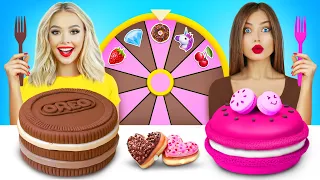 Bubble Gum vs Chocolate Food Challenge | Blowing Battle with Giant Bubble Gum by RATATA BOOM