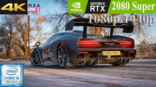 Forza Horizon 4: RTX 2080 Super | 1080p VS 1440p | Max Settings | FPS Benchmark Graphical Comparison