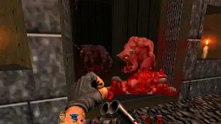 Brutal Doom v21: Extermination Day - EDAY25 Stronghold - UHD 4K All Secrets