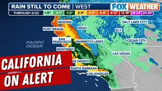 Dangerous Atmospheric River Possible For California Next Week