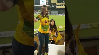 Zareen Khan at T10 League in Sharga