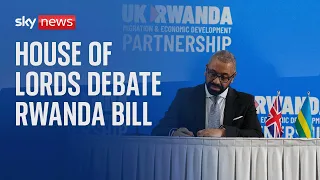 Watch live: House of Lords debate Rwanda bill