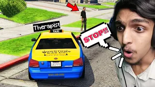 GTA 5 : 😂TAXI Driver Using VOICE CONTROL😂 !! MALAYALAM