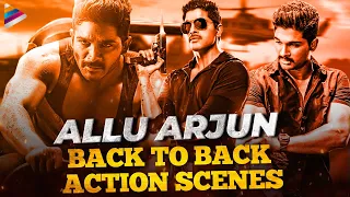 Allu Arjun Back To Back Best Action Scenes | South Indian Hindi Dubbed Movies | Arya Ek Deewana