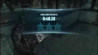 SILENT KNIGHT CHALLENGE MAP SPEEDRUN BATMAN:ARKHAM KNIGHT (No commentary)