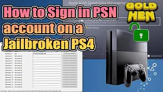 How to Log In PSN account on a Jailbroken PS4