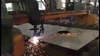 centrifugal fan production by CNC plasma cutting machine