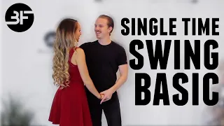 How to Swing Dance for Beginners Step by Step | Single Time Swing Dance Steps (1) - Basic