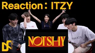 (ENG Sub) What if the dancing k-students watch ITZY's "Not Shy"? | MV REACTION M/V Reaction | DNCE