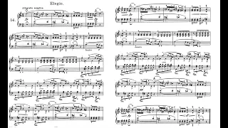 Grieg Lyric Pieces Book 2 Op.38 No. 6 38-6 Elegi Elegy 葛利格 抒情小曲集 第2集 作品38 グリーグ Score Sheet 譜 【Kero】