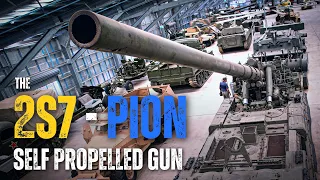 Soviet 2S7 Pion Self Propelled Gun bringing the power of the Peony flower ☭☭☭