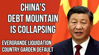 CHINA Debt Crisis Accelerates as Evergrande Faces Collapse & Creditors Face 95% Losses Liquidation