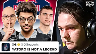 OG RETALIATED YATORO FOR HIS WORDS!! DOTA BANS PRO PLAYERS? LIQUD STEALS STRATEGIES?