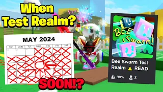 Test Realm Coming WHEN? + More Beesmas Leaks SOON!? (Bee Swarm Simulator)