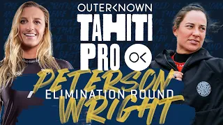 Lakey Peterson vs Tyler Wright | Outerknown Tahiti Pro - Elimination Round Heat Replay