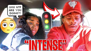 SLAMMING THE BRAKES PRANK ON JUJU*HILARIOUS*