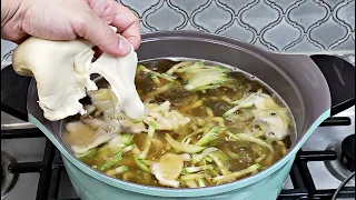한국 손 찢어진 국수 | 수제비 수제비 레시피 | 간단하게 엄마가 요리해요