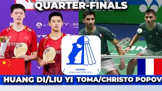 Popov/Popov (FRA) vs.  Huang/Liu (CHN) |QF| Madrid Spain Master 2024 Badminton