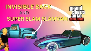 Invisible Conquette Back and Super Slam Slamvan!! #GTA #gaming #glitch #merge