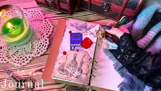 Vintage scrapbooking idea | ASMR #journaling