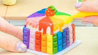 Lovely Miniature Rainbow Cake🌈1000+ Miniature Rainbow Cake Ideas🍰 Mini Cake Ideas