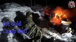 Cold Weather Survival - No Shelter, No Sleeping Bag, Only Food Was Dried Fish And Melted Snow