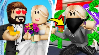 His Dad Married A Criminal! A Roblox Movie