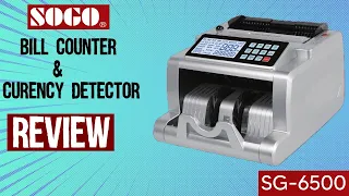 SOGO SG 6500 Bill Counter and Currency Detector with 5 censors. Best Currency Counter in Pakistan.