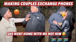 Making couples switching phones for 60sec 🥳 SEASON 2 ( 🇿🇦SA EDITION )|EPISODE