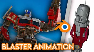 Optimus Prime's Blaster in Blender | Transformers: Rise of the beasts