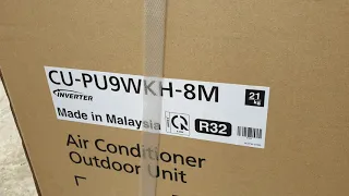 Điều hòa panasonic inverter CS-PU9WKH-8M R32 made in Malaysia