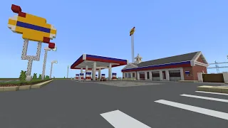 Minecraft: City Of Evansburg - Episode 12 - Sunoco Gas Station! (Speed Build)