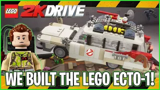 We built the Ghostbusters Ecto-1 in LEGO 2K Drive!