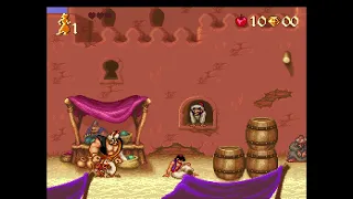 Aladdin (SNES) GAME OVER Screen