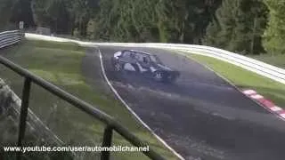 Almost CRASH SPIN VW Golf 1 Nordschleife Nurburgring 28 09 2014