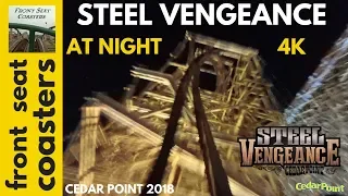 Steel Vengeance AT NIGHT POV Cedar Point RMC Roller Coaster