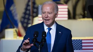 Biden mocks Trump at failed Foxconn site: 'Didn't build a damn thing'