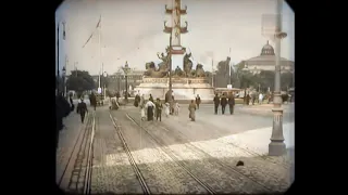 AI Colorized | Tram Ride Through Vienna, Austria (1906) - 4K 60fps