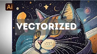 How to Vectorize AI Images (Midjourney, ChatGPT, Adobe Firefly) Using Adobe Illustrator