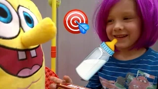 ★ СПАНЧ БОБ  КРАБСБУРГЕР🍔🍟 Spongebob Squarepants Губка Боб и Глеб. Квадратные Штаны video for Kids